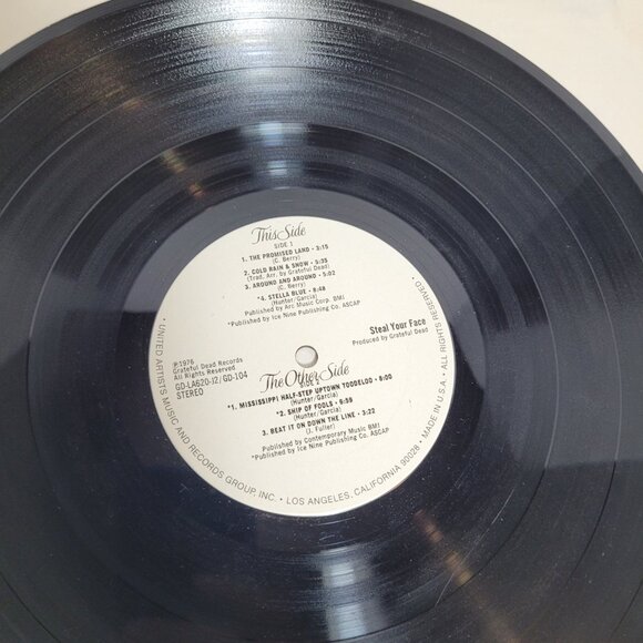 Grateful Dead 2 LP - Steal Your Face - Grateful Dead Records GD LA620 J2 1976 - Picture 16 of 16